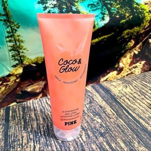 VS PINK Coco & Glow 24 hour Moisturizer  Vanilla, Coconut , Pineapple 8 0z